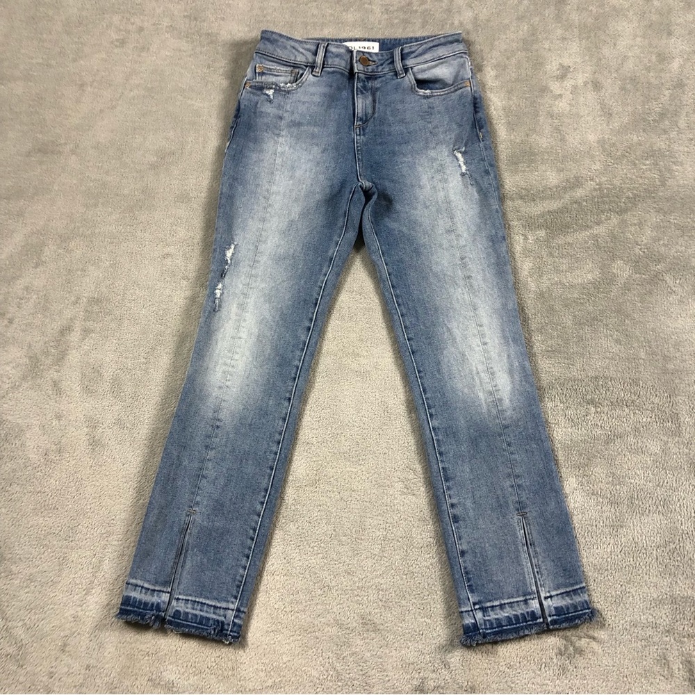 DL1961 Mara Ankle Jeans Womens Size 25 Instasculpt Straight Lawrence Light Blue
